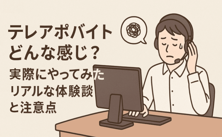 テレアポバイトどんな感じ？実際にやってみたリアルな体験談と注意点